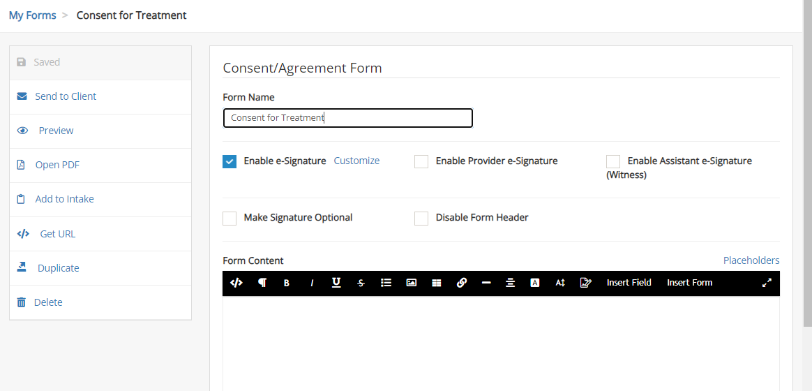 Creating Consent Forms Echo 1 Creating Consent Forms Echo 1